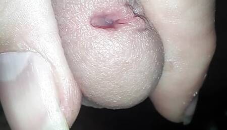 playing with my fat cock