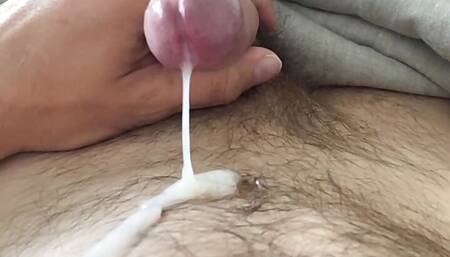 Thick Cumshot after 3 Days