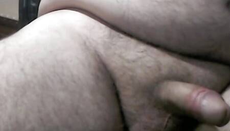 Nudist Daddy Bear Cums Again