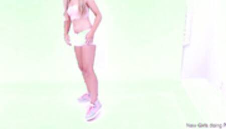 Cutest tiny girl with braces gets fucked in studio