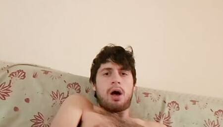 Horny cock guy can't wait to cum