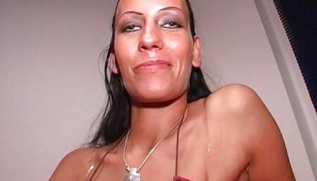 German amateur with neighbors masturbating in front of cameras with sex toy Vol 2