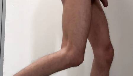 Exercising in the nude pt 1