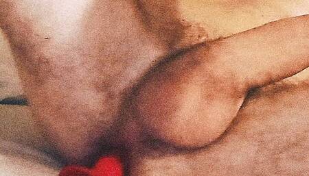 I cum with my toy in my ass