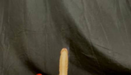 Masked Girl Takes 3 Toys at Once