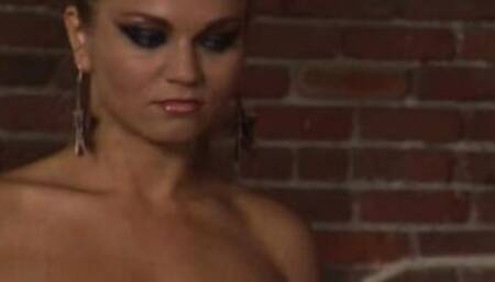 Anal sex with a big titted American 19 year old inside ebony tights