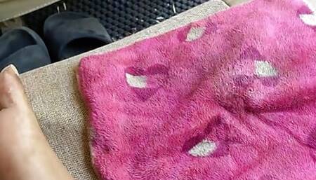 Cum on friends hanky which he send to me