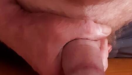 Licking up my cum so good