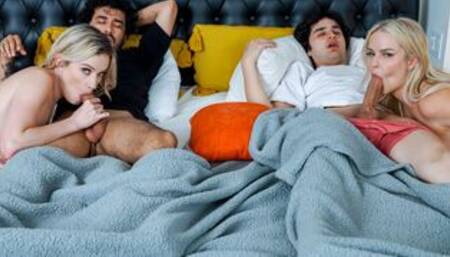 Lindsey and Slimthick had sex with Elias and Rico