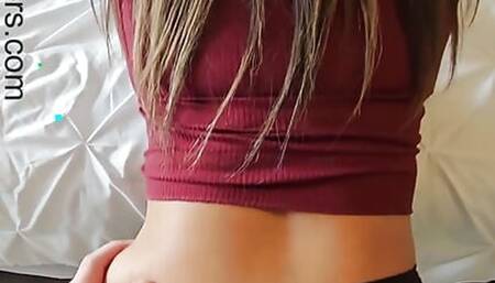 Teacher With Big Ass In Leggings Already Bending Over For Students Dads After Meeting