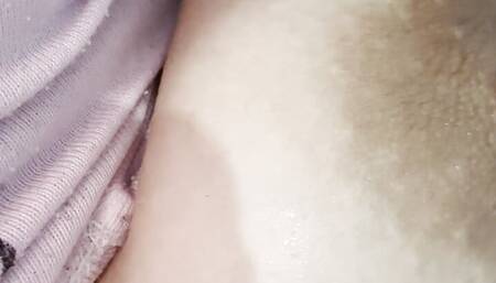 I spank my big tits and milk them very delicious