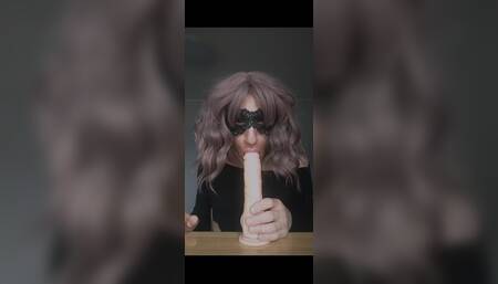Sissy Naya sucks dick and fucks her pussy