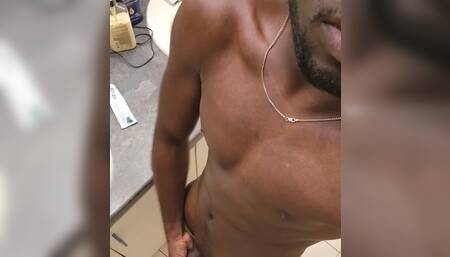 Showing off before the shower