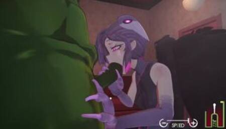 Harpy fuck by an Orc