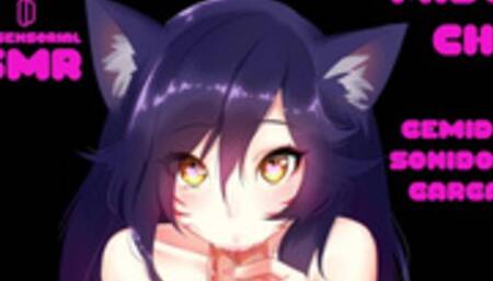 SOY TAN ASQUEROSA CON MI GARGANTA HAGO GEMIDOS / ASMR THROAT SOUND ADORABLE DIRTY MOAN