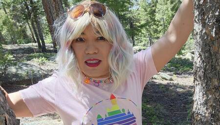 Sissy Faggot Outdoor Attention Whore