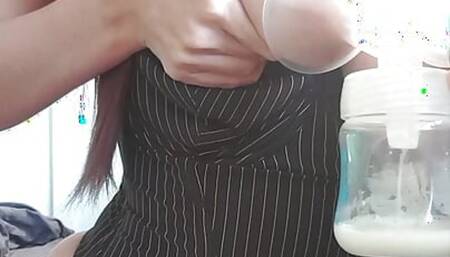 Squirting morning milk