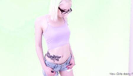 Super cute teen loves to play with dick at her audition