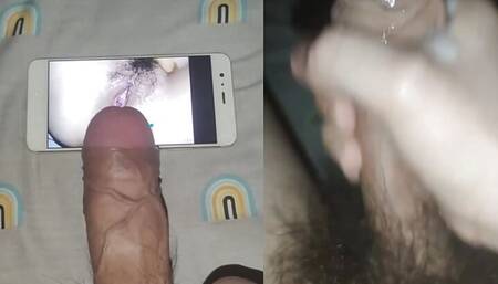 My slut wife loves strangers masturbating her nudes.