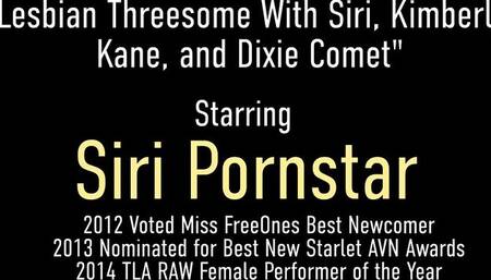 Busty curvy clip with lovely Kimberly Kane and Dixie Comet from Siri Pornstar