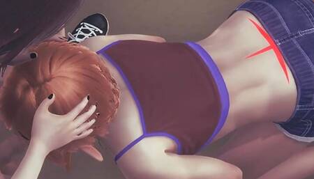 Uncensored Hentai - Sexy Elf sucking in a train and swallowing it