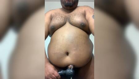 Horny magic wand play