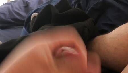 Wanking and huge load