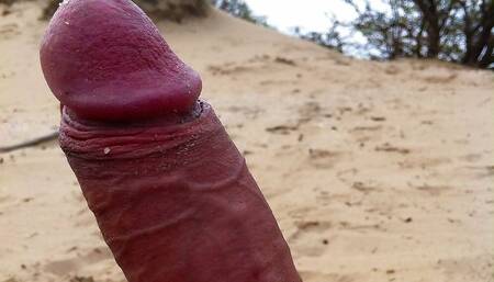 Playing from soft to 23 cm hard dick
