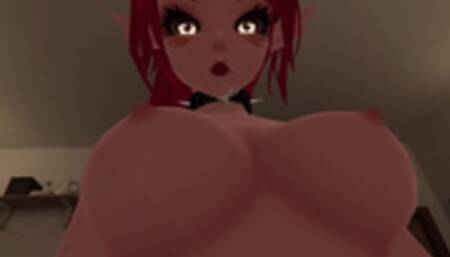 ASMR VRChat - Dragon girl trains your cock