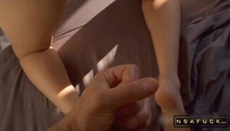 I Sneak into my Big Tits Step Sisters