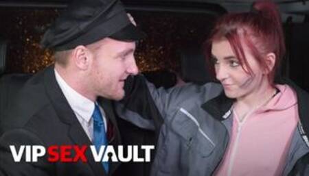 Czech Vanessa Shelby Cum Covered on Backseat after Hard Fuck with Chauffeur - VIP SEX VAULT