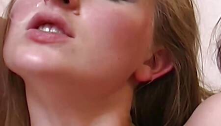 Two fabulous German babes sharing a loaded rod