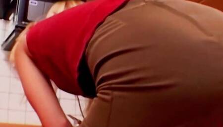 Small titted German blonde gets her pussy fingered