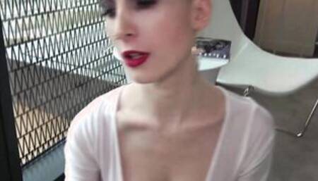 Sensual German balded Teenie Cheat during the pov sex