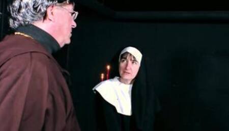 Erotic Nun plowed into the Church with the Monk