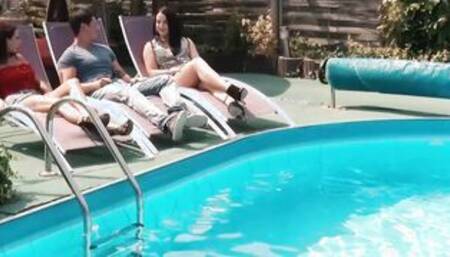 German lesbo Babes fucking public anal with a Sex Toy