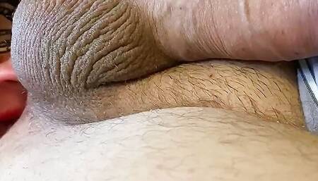 LICKING MY DOMINANT MASTER'S ANAL, HE SMELLS & I SNIFF HIS ANUS. I WORK MY TONGUE & GO DEEP WITH MY TONGUE INTO HIS ASS.