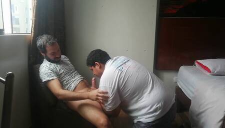 P1 YOUNG BEAR SUCKING MY DICK TO ORIENTAL TOPACT IN THE HOTEL