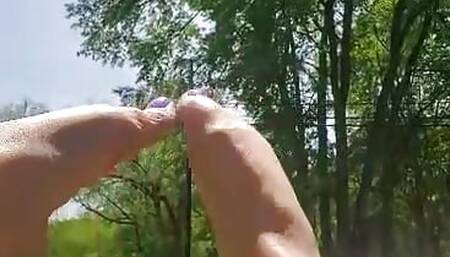My hot feet
