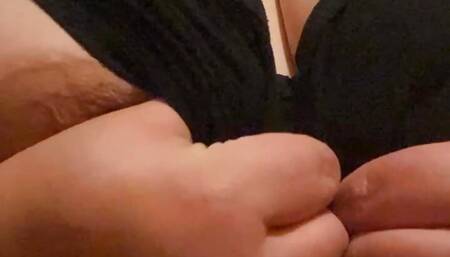 Playing With My Big Juicy Tits
