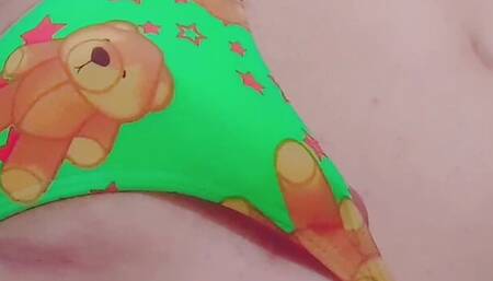 I ejaculated twice inside my pretty panties