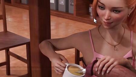 Grandmas House - Mila gave Johannes a blowjob ... Mabel gave someone a blowjob in the bathroom