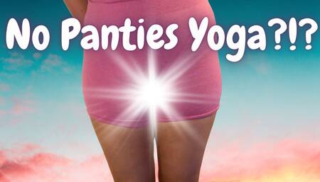 HOT No Panties YOGA session