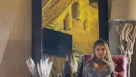 Big Boobs Monika Fox Strips And Nude Posing