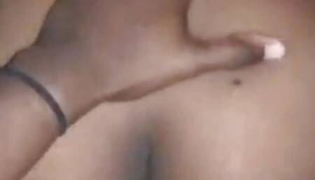 Tight natural ebony girl rides a big cock