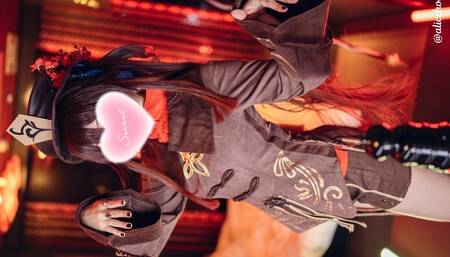 ❤Genshin Impact HuTao Cosplay sex  creampie videos - package consisting of two videos