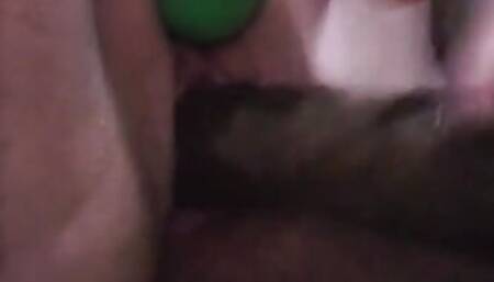 BBW Playing with her new 9in Black Dildo