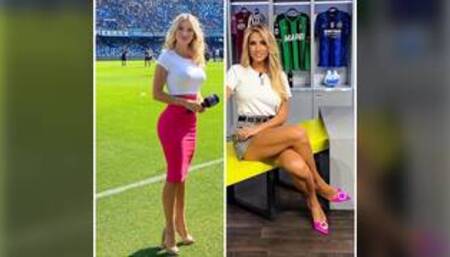 Diletta Leotta and Giorgia Rossi Hot Threesome Cum Tribute