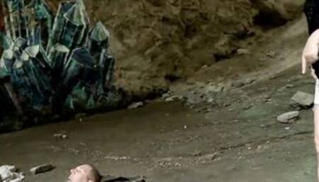 Natural spanish housewife fucking outside at the beach