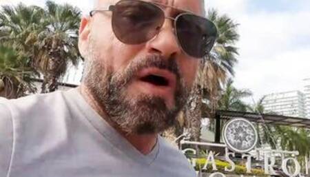 Public Sex Date at the Beach with a blonde Hispanic 19 Year Old Bimbo